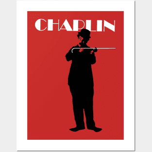 Chaplin silent movies clown/pantomime Posters and Art